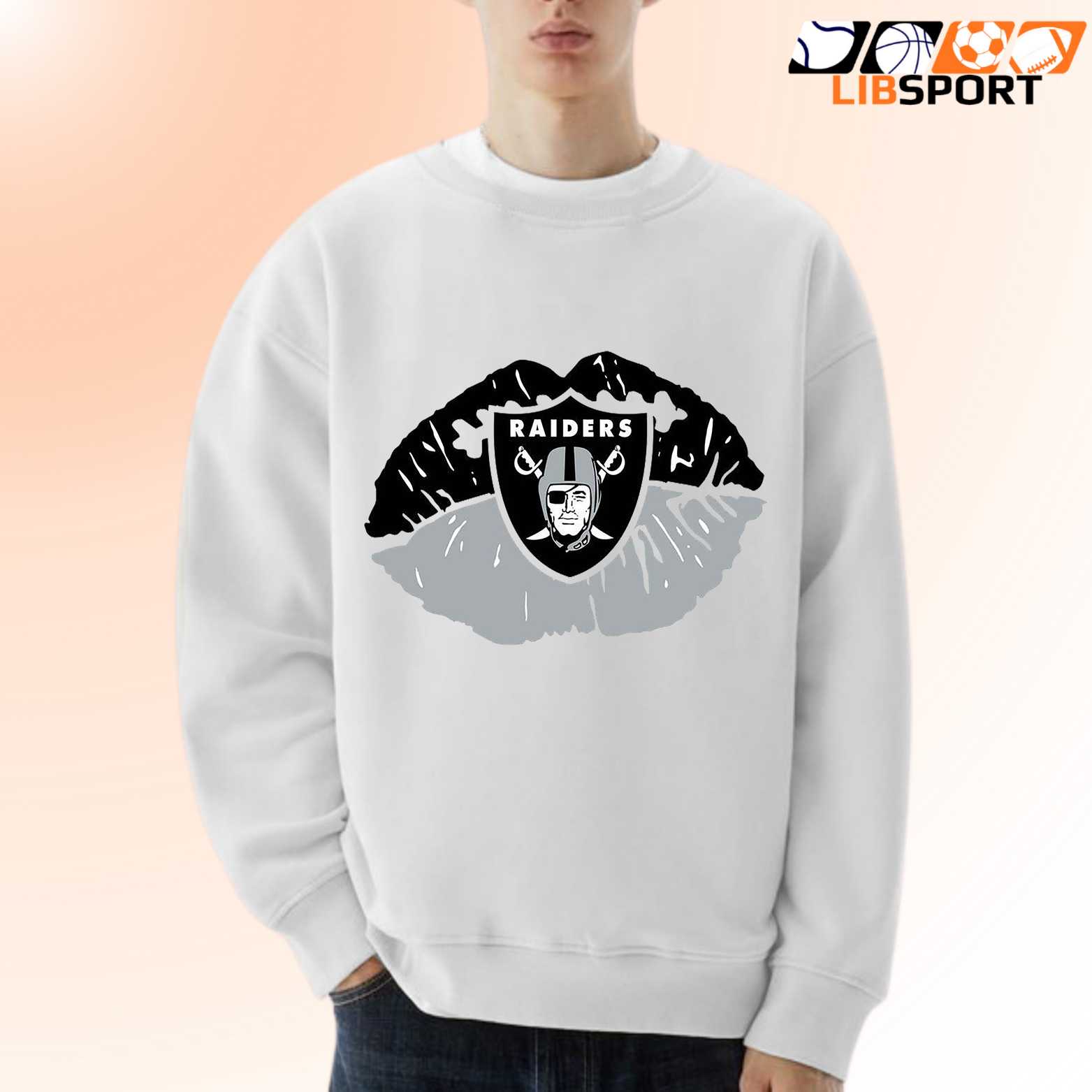 Las Vegas Raiders Lip T Shirt, Unisex Tee, Game Day Shirt